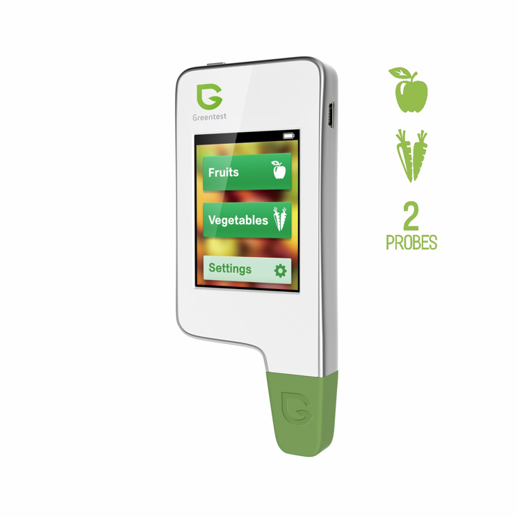 Greentest 1 - 0.333 Kg Pocket-sized Lab | Touchscreen Nitrate Level Tester For Fruits And Vegetables, Multilingual Support, Fast Results