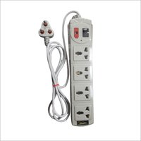 4+1 आयताकार पावर स्ट्रिप कॉर्ड