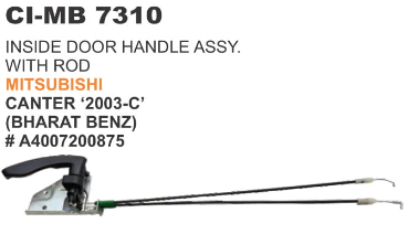 Inside Door Handle with Assy with Rod Mitsubishi