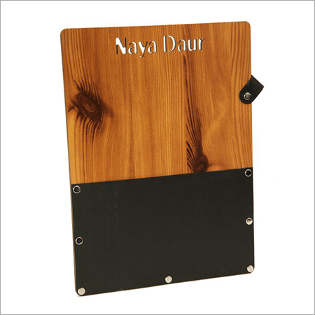 लकड़ी का लेदराइट चक फोल्डर