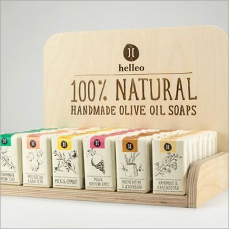 Wood Display Box - 12x8x4 Inches, Natural Finish | Holds 12 Soaps, Easy Assembly, Customization Available