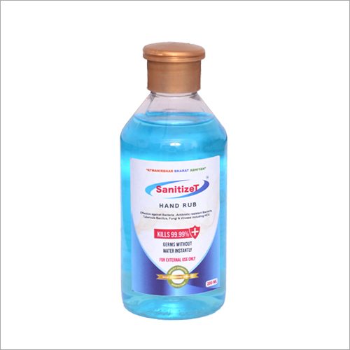 200 Ml Liquid Hand Rub - Natural Ingredients, Non-irritant Formula | Kills 99.99% Of Germs, Awesome Fragrance, Non-sticky, Sealed Packaging