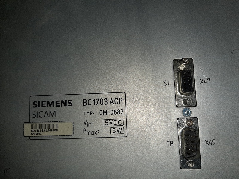 Siemens Integreated Bay Controller