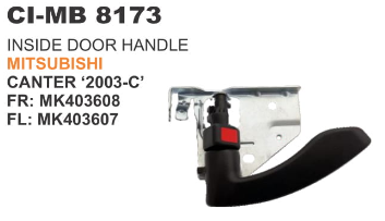 Inside Door Handle Mitsubishi - Durable Automotive Material | Compatible with 4-Wheeler Vehicles, Warranty Included