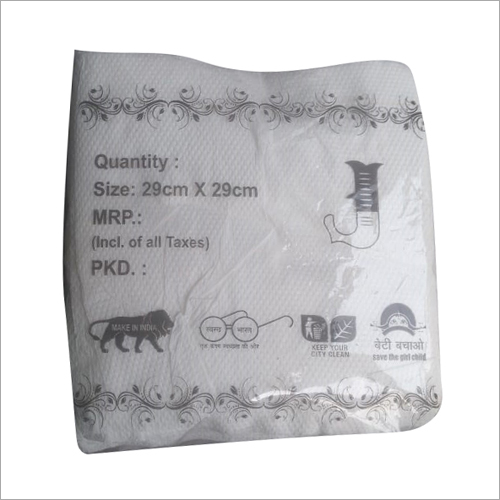 29x29 CM Tissue Paper - White Paper, 29 x 29 Cm Size | Soft Texture, Skin Friendly, Attractive Designs, Quality Tested