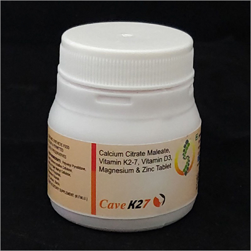 कैल्शियम साइट्रेट मैलेट विट K2-7 कैल्सीट्रियोल मिथाइलकोबालामिन मैग्नीशियम और जिंक टैबलेट