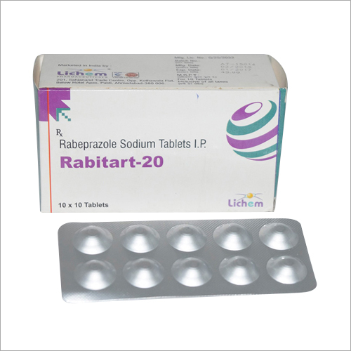 Rabeprazole Sodium Tablets IP - 20 mg Blister Pack | Effective Relief for Acid Reflux, Heartburn, and Ulcers