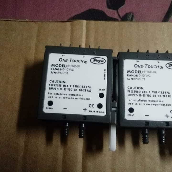 Dwyer 616kd-b-04 Differential Pressure Transmitter Accuracy: +/- 1.0% Fs %