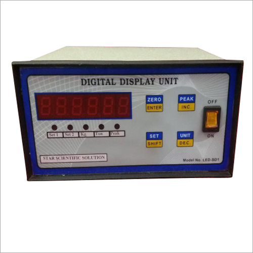 Digital Display Unit - Powder Coated MS, Lightweight Design , Energy Efficient & Shock Proof
