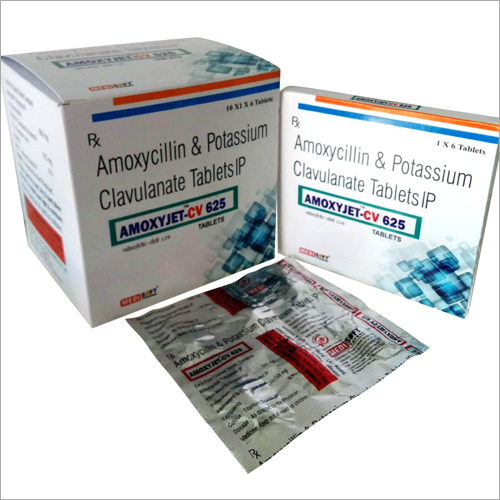 Amoxycillin and Potassium Clavulanate Tablets IP - 500mg Amoxycillin and 125mg Potassium Clavulanate per Tablet | Antibiotic for Bacterial Infections, Convenient Blister Packaging, Long Shelf Life