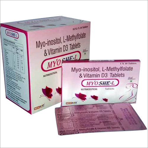 Myo-Inositol L-Methylfolate And Vitamin D3 Tablets General Medicines
