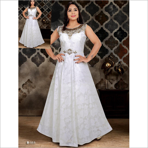 White Ladies Designer Gown