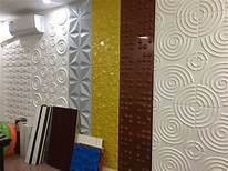 3d Texture Panel Plastic Cladding / Vinyl Cladding