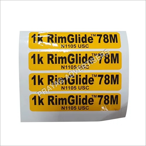 White Vinyl Labels - 6-10 Inch Width, Printed Pattern for Bedsheet, Cushions, Garments | Anti-Shrinkage, Anti-Static Features