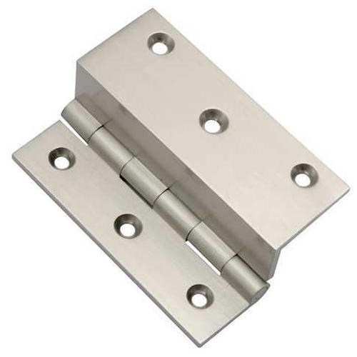 Brass Z Hinges - 3" x 2", Nickel Finish | Durable Design, 0.5 lbs, 4 Holes