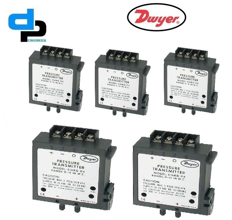 Dwyer 616kd-a-04 Differential Pressure Transmitter (616kd-a-04) Accuracy: A 0.25% %