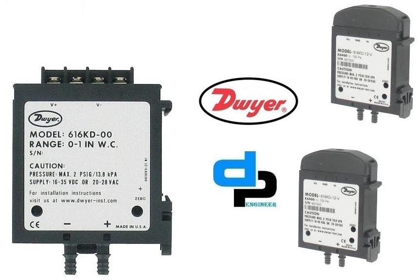 Dwyer 616kd-a-04-v Differential Pressure Transmitter(616kd-04-v)