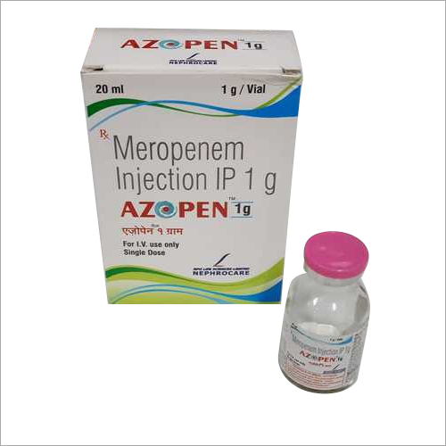 Meropenem Injection IP - Liquid Formulation , Suitable For All Ages, Cool and Dry Storage, Dosage as Per Doctor''s Advice