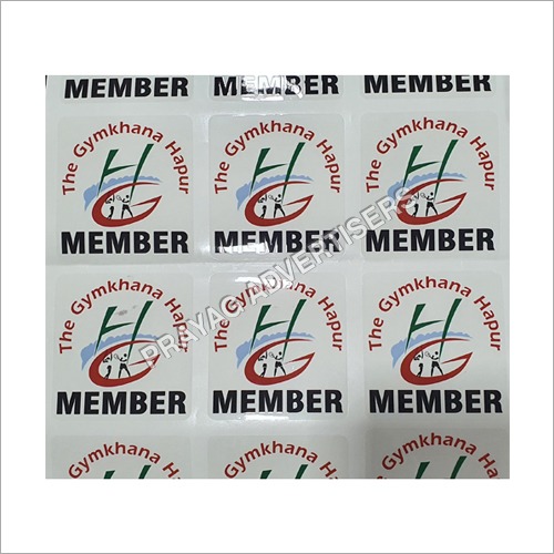 Available In Different Color Transparent Vinyl Sticker