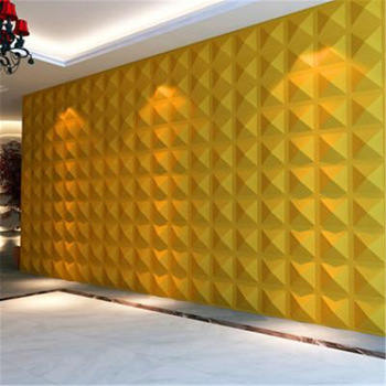 Modern Laminated 3d Panel Plastic Cladding / Vinyl Cladding