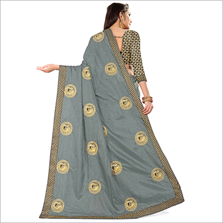 Tussar Silk Saree - Georgette Material | Elegant Draping, Lightweight Comfort, Exquisite Weave, Versatile For Various Occasions