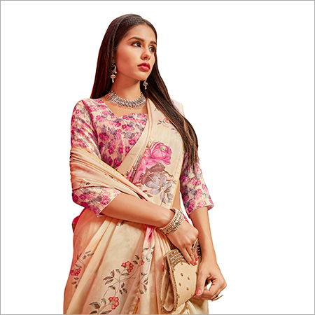 Crepe Silk Saree - Georgette Material | Elegant & Lightweight Drapery With Graceful Flow And Alluring Designs