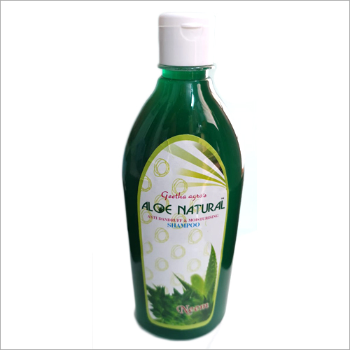 Neem Aloe Natural Shampoo - Herbal Gel, Green Color, 500 mL | Anti-Dandruff, Reduces Hair Fall, Smoothens Hair, 2 Years Shelf Life