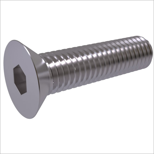 CSK Bolt - Stainless Steel Grade 316, Different Sizes Available - Industrial and Commercial Use, Silver Finish
