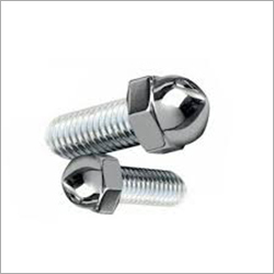 SS Dome Nut Bolt - Stainless Steel Grade 316, Different Sizes Available, Silver Color | Ideal for Industrial and Commercial Use