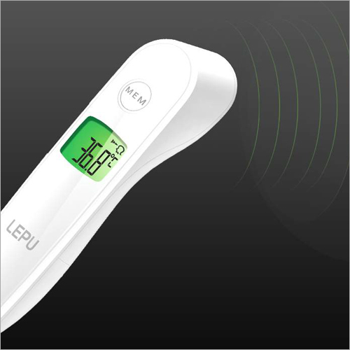 White Infrared Forehead Thermometer