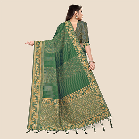 Cotton Silk Saree - Georgette Fabric | Elegant Draping, Lightweight Feel, Perfect For Festive Occasions And Formal Wear