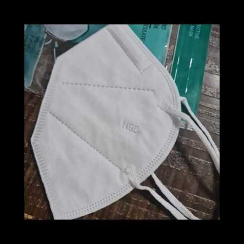 N95 Face Mask - Spunbonded Non Woven Fabric, 5 Layer Protection | Soft Texture, Available in Black, White, Grey, Orange, Yellow, Medical Blue