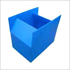 ब्लू पीपी नालीदार बॉक्स