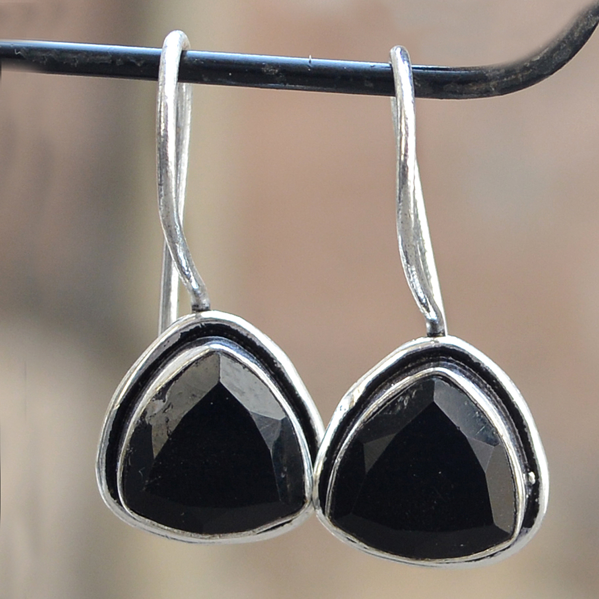Black Onyx Earring Pg-122595 Gender: Women