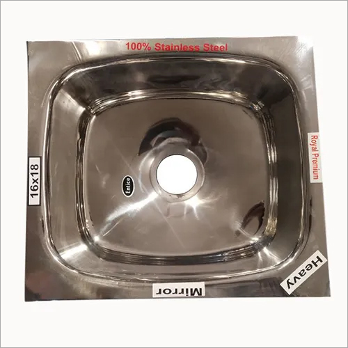 रस्ट फ़्री और लंबा लाइफ़.16X18 रॉयल प्रीमियम सिंक