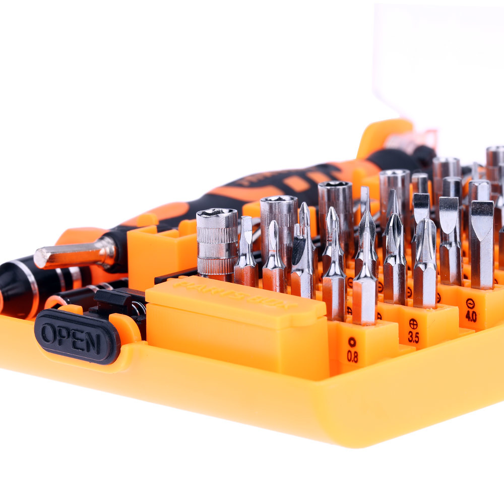 Yellow+silver 52 In 1 Professional Screwdriver Set Multi-tool Kit Jm-8150
