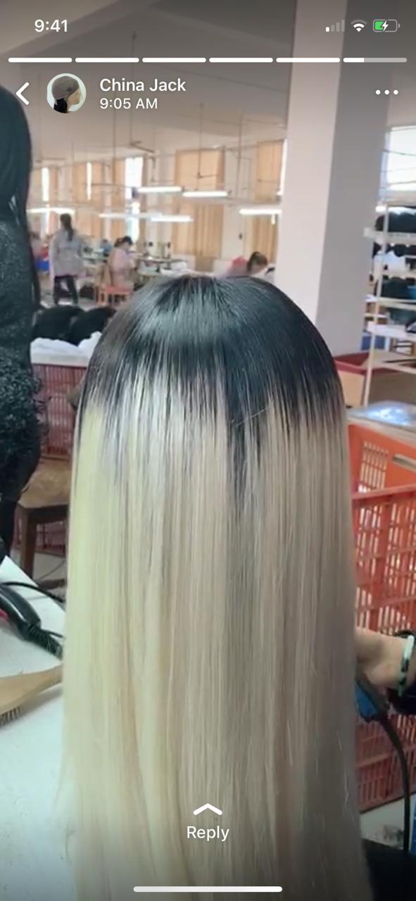 100% Virgin Human Hair Lace Front Wigs 13x4 Hair Grade: A