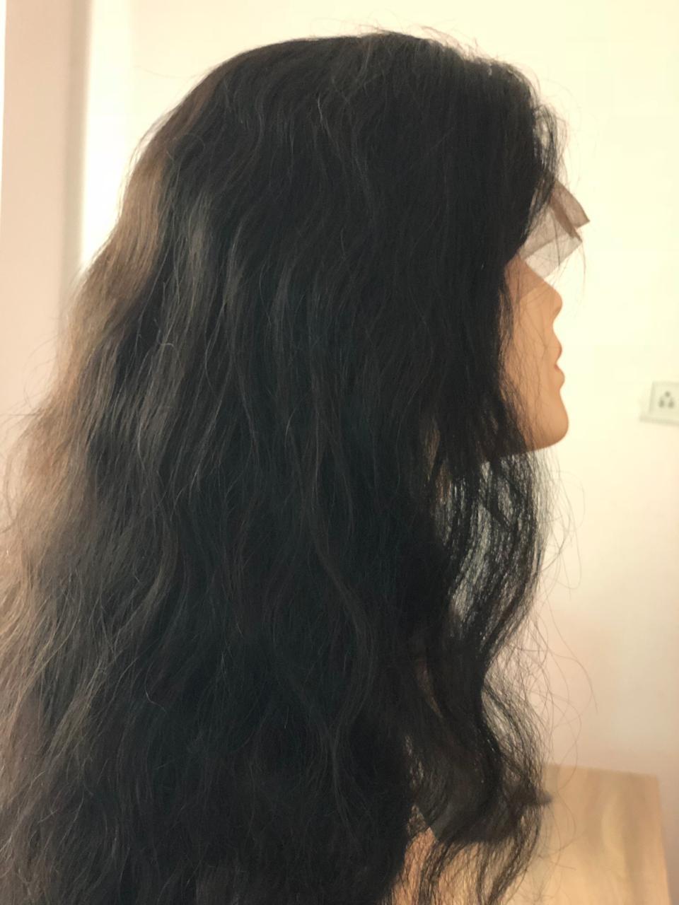 100% Virgin Human Hair Lace Front Wigs 13x4 Hair Grade: A