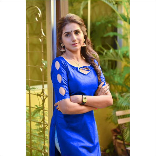 Green Ladies Plain Kurti