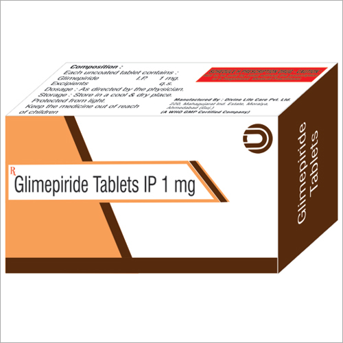 Glimepiride Tablets IP 1 mg