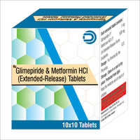  ग्लिमपीराइड और मेटफोर्मिन एचसीआई (एक्सटेंडेड रिलीज़) टैबलेट्स