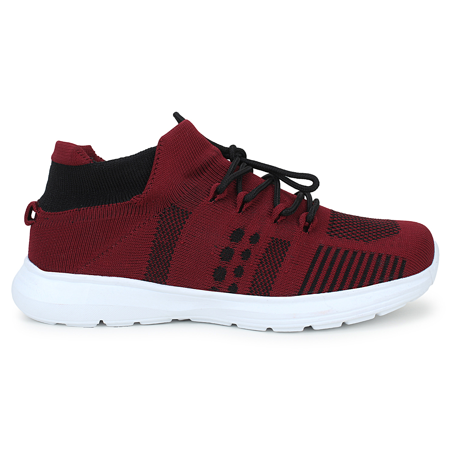 Maroon Ks-13 Mrn Blk Shoes