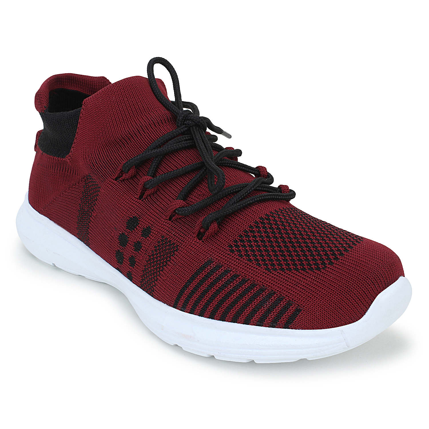 Maroon Ks-13 Mrn Blk Shoes