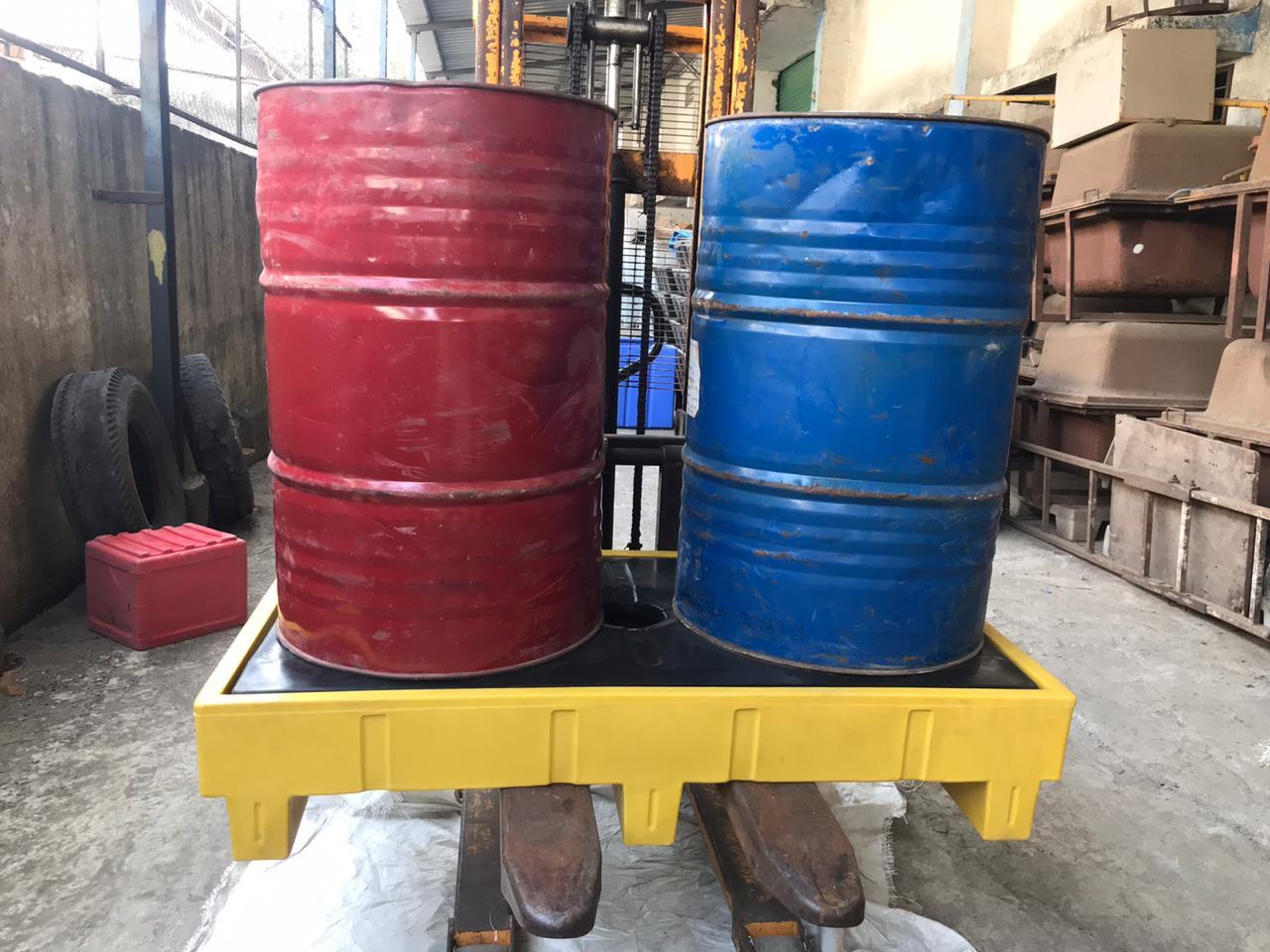 Yellow Spill Pallet