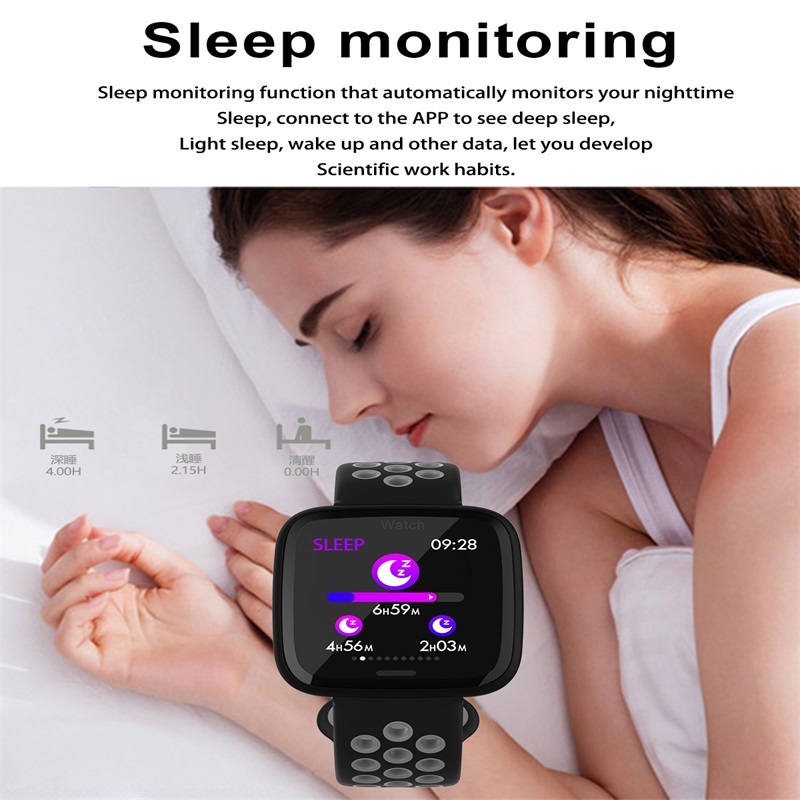 Black Smart Watch F15 Bluetooth Band Wristband Smartband