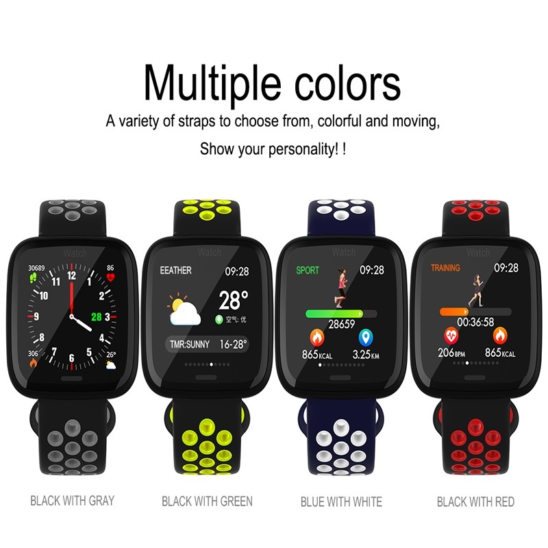 Black Smart Watch F15 Bluetooth Band Wristband Smartband