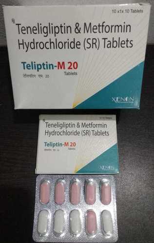 टेनेलिग्लिप्टिन और मेटफोर्मिन हाइड्रोक्लोराइड (एसआर) टैबलेट