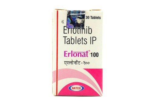 एर्लोनैट 100mg टैबलेट (एर्लोटिनिब (100mg) - नैटको फार्मा लिमिटेड) सामग्री: एर्लोटिनिब