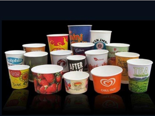 प्लास्टिक 65 मिलीलीटर से 2000 मिलीलीटर पेपर प्रिंटर ग्लास और मग