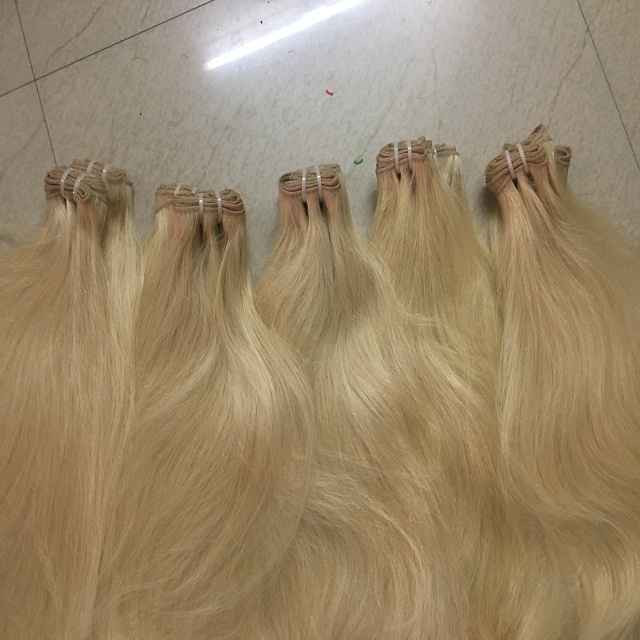 Dark Brown Straight Weft Hair Extensions - Human Hair Type: Indian